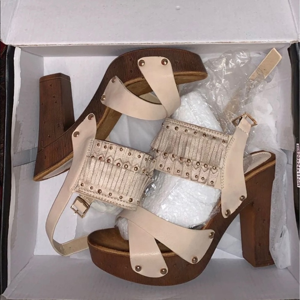 Cork heels